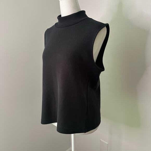 SPANX black sleeveless turtleneck top size L - Picture 3 of 11